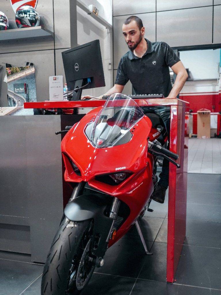 Antoine équipe Ducati Lyon